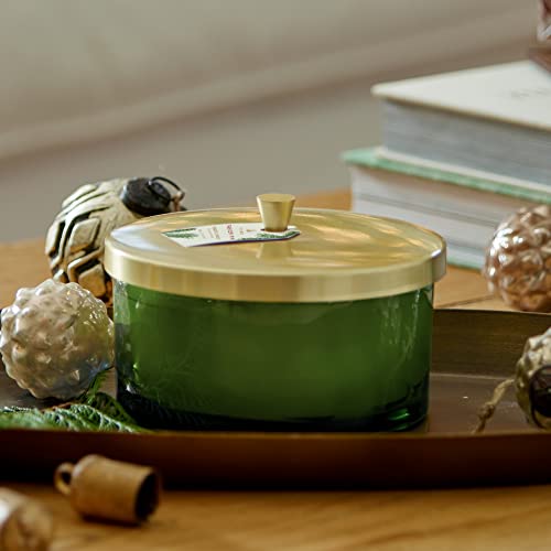 Frasier Fir Scented Candle - 21 oz Green Heritage Holiday Candle with 4 Wicks