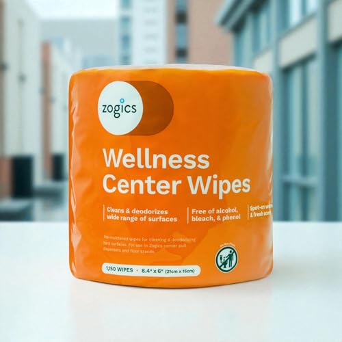 Gym Equipment Cleaning Wipes - Bulk 1150 Count Pack of 2 for Wellness Centers