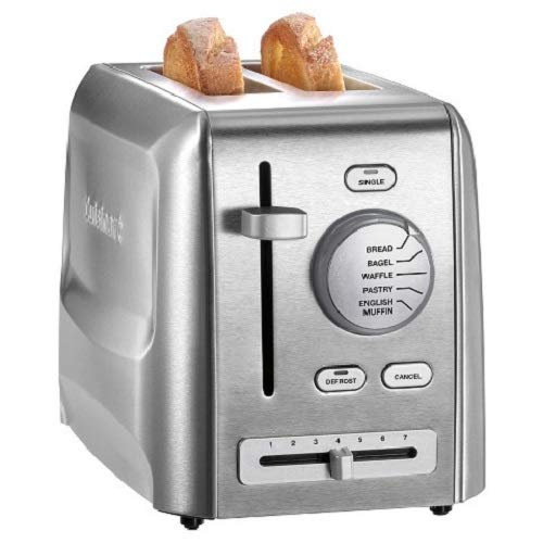 2 Slice Toaster - Stainless Steel Compact Toaster with Bagel & Shade Control - Variation of THIS listing