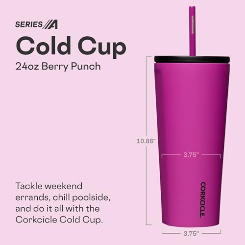 Corkcicle 24 oz Triple Insulated Cold Cup - Berry Punch