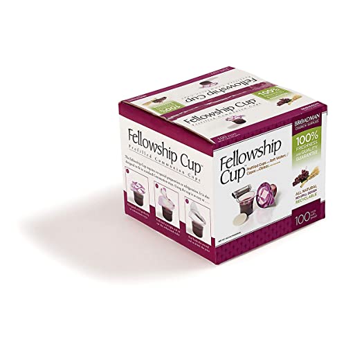 Pre-Filled Communion Cup Set with Juice & Wafer - 100 Count, Pack of 1