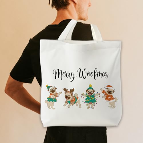 Kunlisa Leopard Print Christmas Tree Tote Bag - Funny Christmas Pu Variation