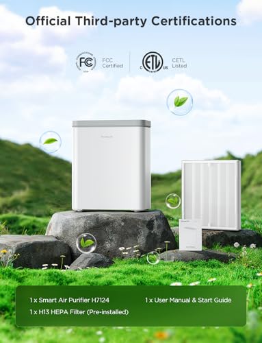GoveeLife Smart Air Purifier with Sensor for Large Rooms, Covers 1046 ft²