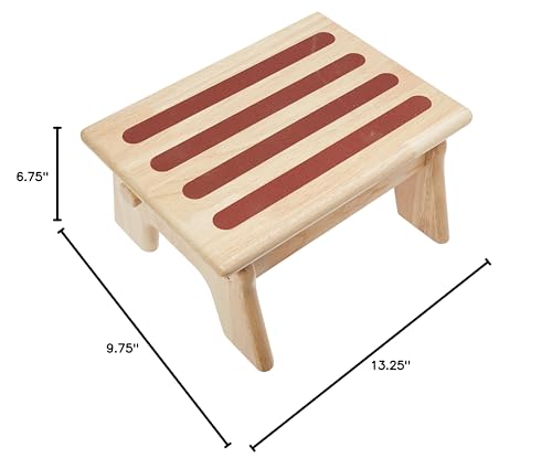 My Brest Friend Adjustable Wooden Nursing Foot Stool with Non-Slip Grip - Ergonomic Support for Breastfeeding