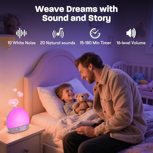 Wake Up Light Sunrise Alarm Clock with White Noise - Yellow Variation