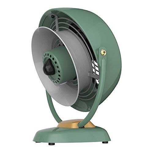 Vornado VFAN Jr. Vintage Green Desk Fan - Medium, 2-Speed, Retro Style