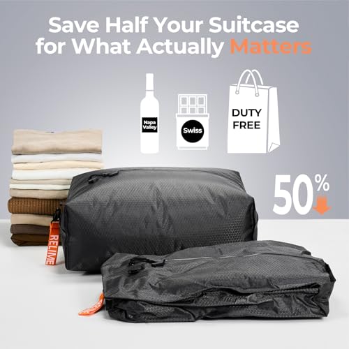 Relime Classic Series Vacuum Bags for Travel Luggage with Wireless