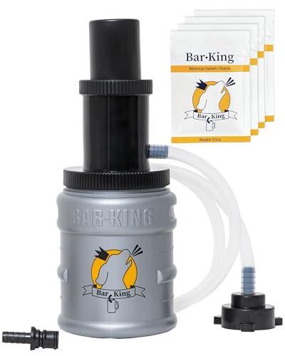 Beer Line Cleaning Kit with Quick-Connect System & 4 Packs - Easy Kegerator Maintenance