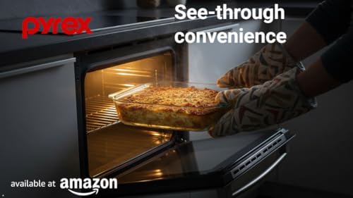 2 Qt Clear Square Glass Baking Dish - Oven & Microwave Safe