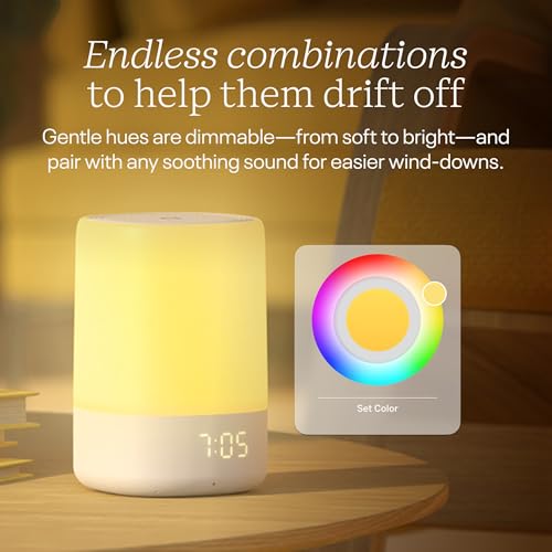 Baby Night Light and Sound Machine - Soothing Sleep & Calm Lighting
