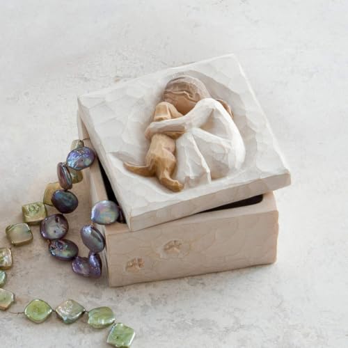 Willow Tree Keepsake Box - Hand-Painted Resin Gift Box with Sentiment