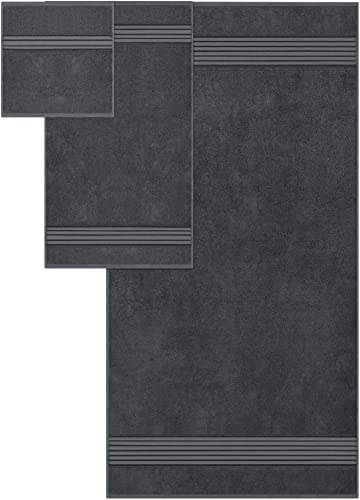 Utopia Towels Grey 8-Piece Premium Towel Set - Bath, Hand & Washcloths
