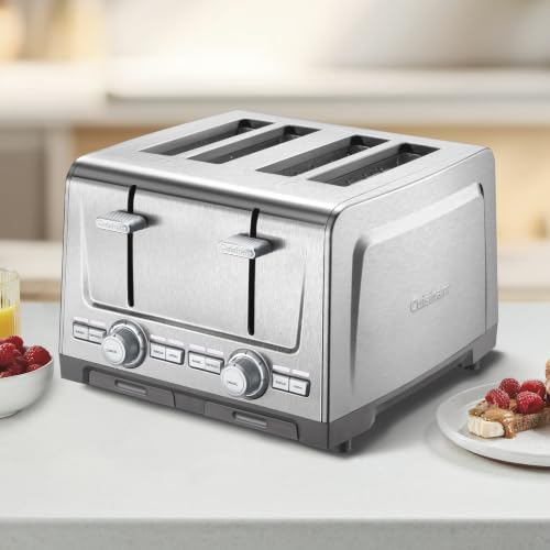 Cuisinart 4-Slice XL Slot Toaster with 7 Shade Settings - Stainless Steel