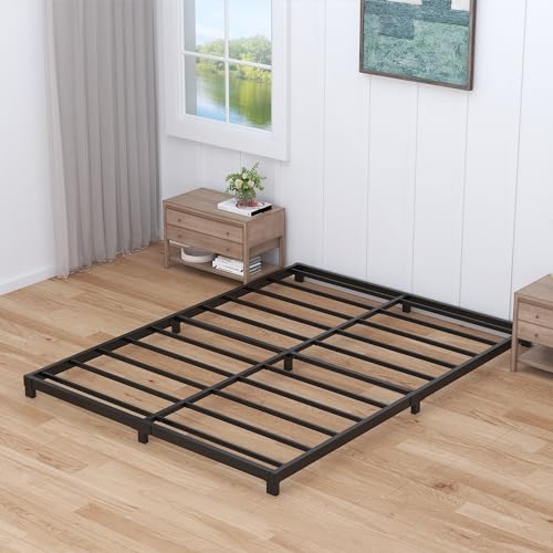 Nailsong 3-Inch Low Profile Queen Bed Frame - Sturdy Metal Platform