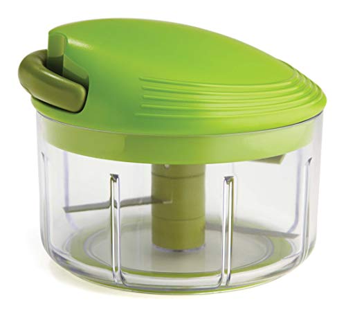 Kuhn Rikon Pull Chop 2-Cup Manual Food Processor with Cord Mechanism - Green