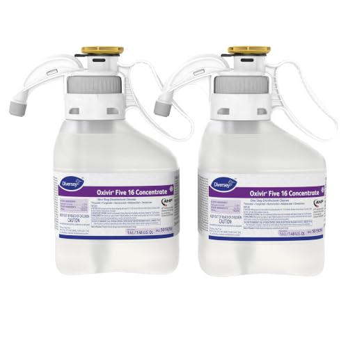 Oxivir SmartDose Five 16 Concentrate Disinfectant - 1.4L, Pack of 2