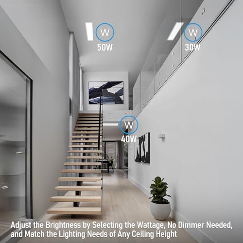LED Flat Panel Light 3W-50W Dimmable Surface Mount Ceiling Light 120-277V