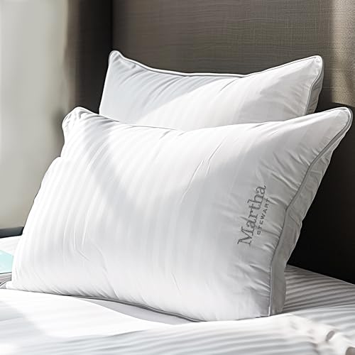 Queen Size Pillow Set of 2 - White, Soft Cotton, Supportive & Plush