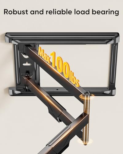 FORGING MOUNT Corner Full Motion TV Wall Mount 37-75 Inch Supports Up to 99lbs