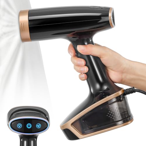 Handheld Clothes Steamer with Vacuum & Auto Sensor - Wrinkle Removal