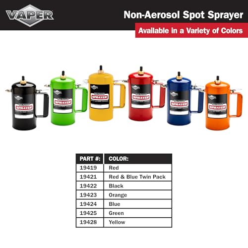 Refillable Non-Aerosol Spot Spray - Brass Nozzle, 1 Pack - Red