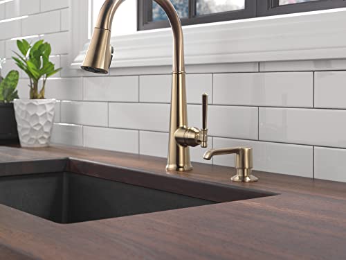 Emmeline Soap Dispenser Champagne Bronze for Kitchen - 13 oz
