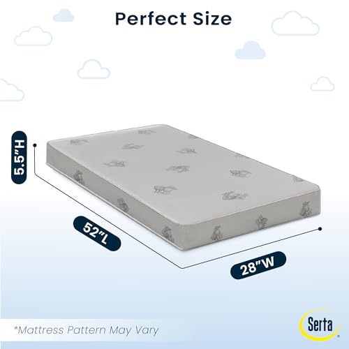Delta Children Deluxe Limited Dual-Sided Baby & Toddler Crib Mattress, Waterproof, GREENGUARD Gold Certified