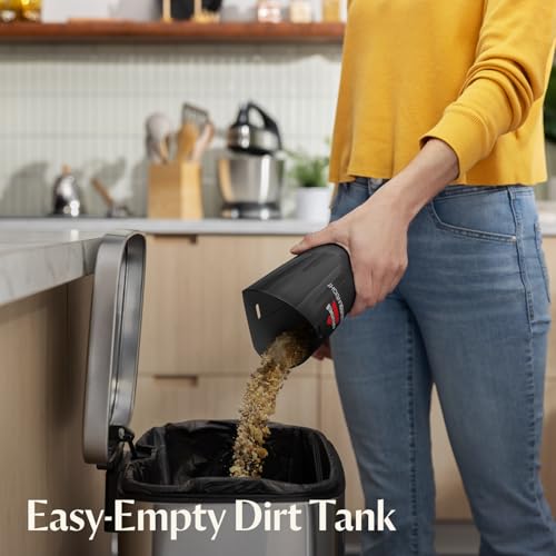 Lightweight Bagless Stick Vacuum Cleaner with Crevice Tool - Black