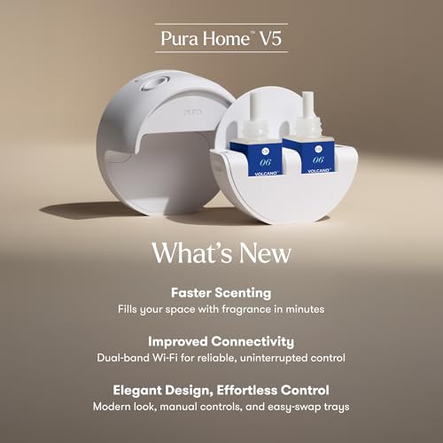 Plug-In Home Diffuser Kit with Volcano Fragrance - Scented Oil Diffuser