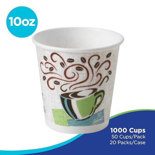 10 oz Insulated Paper Coffee Cups - Disposable Hot & Cold Drinkware, 1000 Count