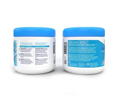 Bright Air Super Odor Eliminator Cool & Clean Scent | 14 oz, Case of 6, Natural Essential Oils, Lasts Up to 90 Days