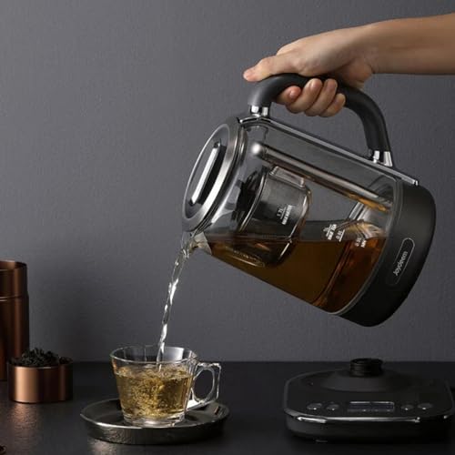 Joydeem 1.7L Electric Kettle with Auto Lift Tea Infuser & Temperature Control