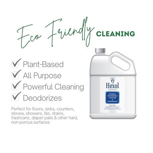 Hexol 128 oz Concentrated Household Cleaner - Multi-Purpose, Deodorizes & Freshens