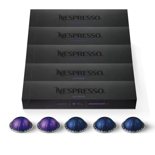 Nespresso Vertuo Espresso Variety Pack Pods - 50 Count, Pack of 1