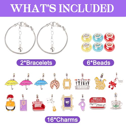 Christmas Advent Calendar Bracelet Making Kit for Women & Kids