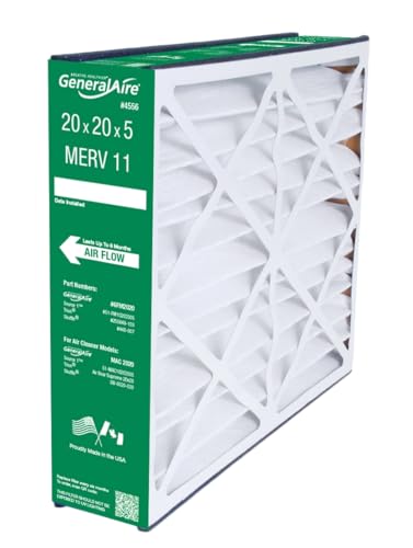 GeneralAire ReservePro #4556 20x20x5 MERV 11 Air Filter 2-Pack for MAC2020 & Air Bear