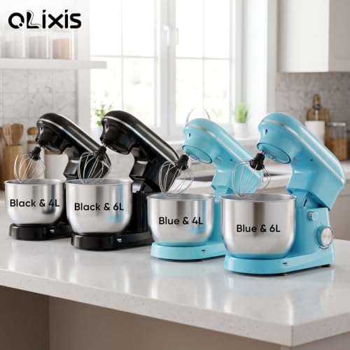 OLIXIS 4.2 Qt Stand Mixer, 10-Speed Tilt-Head Electric Mixer for