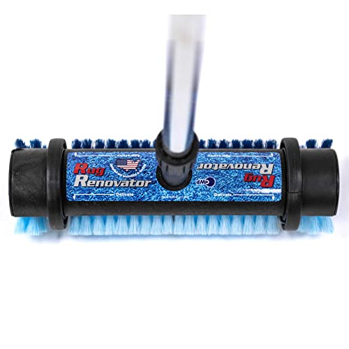 Carpet & Rug Cleaner Brush with Telescoping Handle - Stain & Dirt Removal