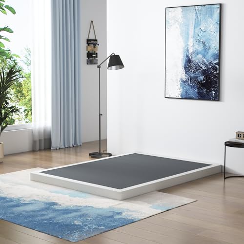 Vehowy 3 Inch Low Profile Full Size Metal Box Spring Bed Base - Heavy Duty Support
