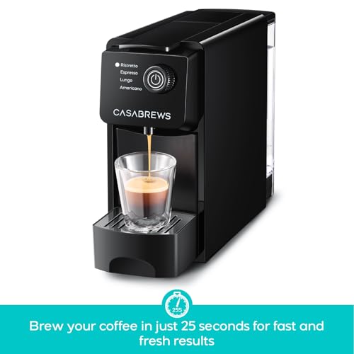 CASABREWS 20Bar Nespresso Original Pod Espresso Machine Compact & Easy to Use