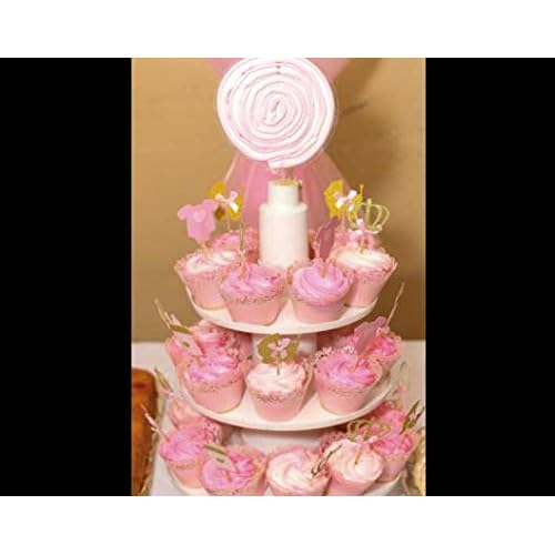 Cupcake Wrappers Pack of 50 Pink Filigree Artistic Bake Cake Paper Cups Little Vine Lace Laser Cut Liner Baking Cup Muffin Case Trays for Wedding Party Birthday Decoration -By KEIVA