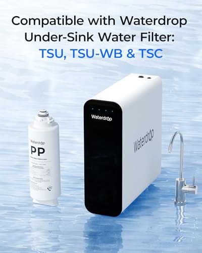 Waterdrop TSPP 2 Pack Under-Sink Water Filter Replacement for TSU & TSU-WB