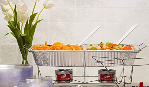 Disposable Aluminum Roasting & Baking Pans 21x13 Inch - 10 Pack Heavy Duty Foil Trays
