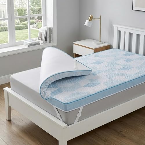 PERLECARE Twin Mattress Topper 3 Inch Medium Firm Gel Memory Foam