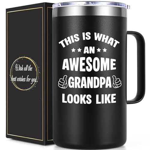 Lifecapido Grandpa Gifts, This is What an Awesome Looks Like 20oz