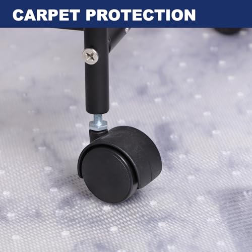 Clear Vinyl Runner Mat for Carpeted Hallways 3' x 10' Floor Protector