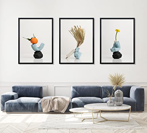 18x24 Poster Frame Set of 3 Black Modern Wall Art Frames