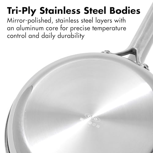 10-Inch Nonstick Stainless Steel Frying Pan with Stay-Cool Handle - Induction Compatible