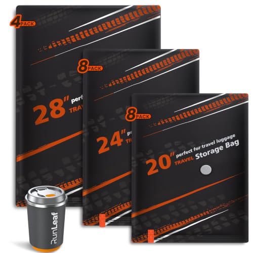 Rechargeable Vacuum Storage Bags 20-Piece Set with Portable Pump – Travel & Home Organization