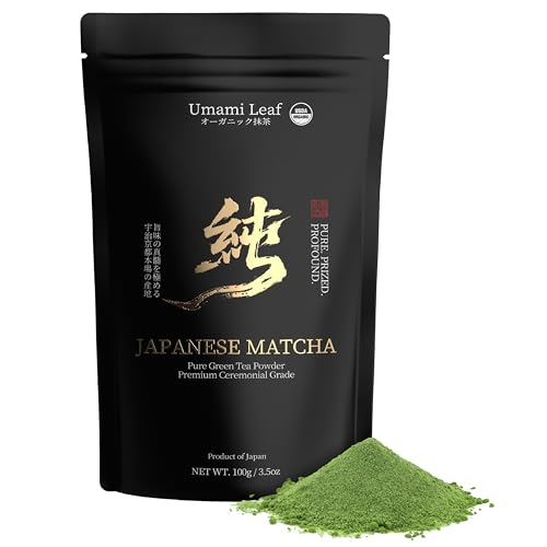 Ceremonial Grade Organic Matcha Powder - 3.5oz/100g - Authentic Japanese Green Tea